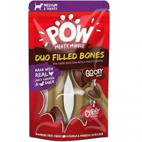 Кучешко лакомство 2в1 Duo Filled Bones 2pk 128g Chicken & Duck кокалчета с пълнеж от пилешко и патешко месо